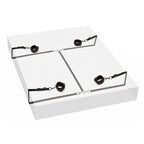 Boundless Bed Restraints|Front View|"complete bed restraint system-front view adult toys direct"|