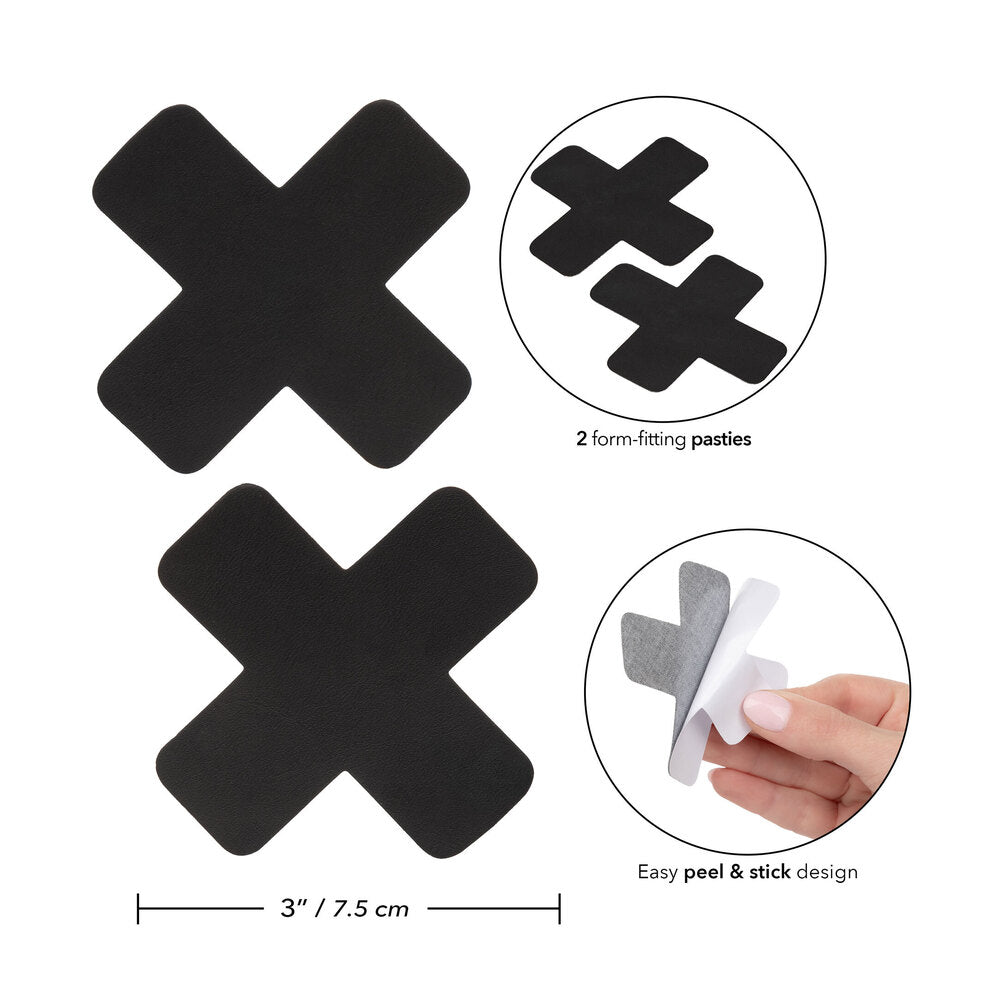 Boundless 2 X Nipple Pasties|Back View|"nipple pasties set - back view"