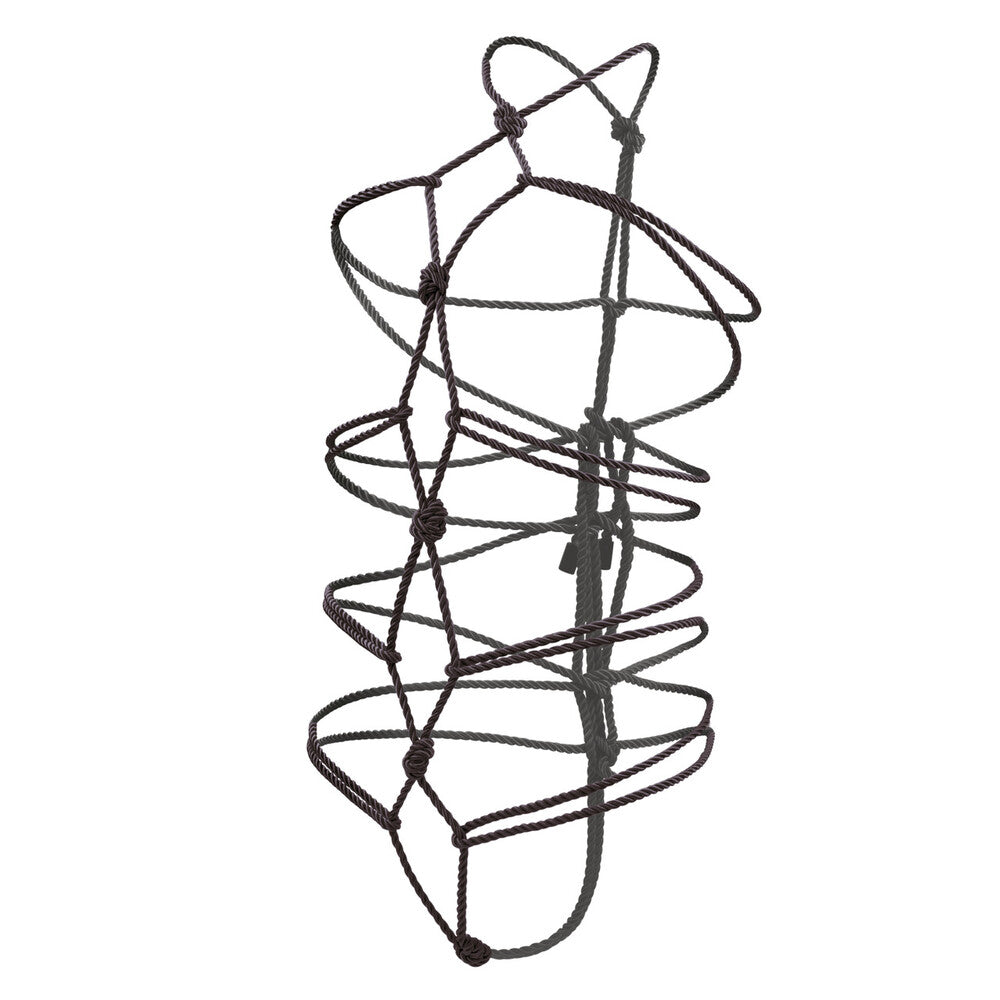 Boundless Multi Use 10 Metre Rope|Back View|"rope weave pattern-back view adult toys direct"|