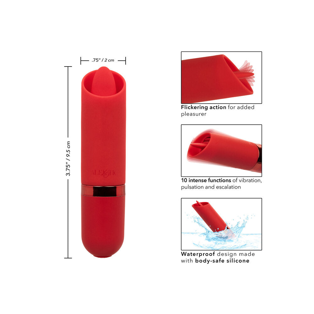 Kyst-Flicker-Mini-Massager-Flicker|Side View|"ergonomic pleasure device-side view"