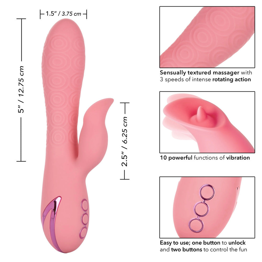 Rechargeable Pasadena Player Clit Vibrator|Side View|"Premium pleasure device - side view"