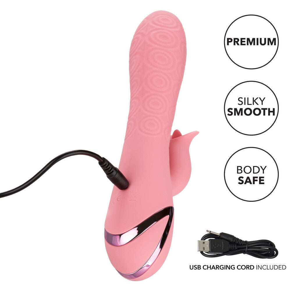 Rechargeable Pasadena Player Clit Vibrator|Detail View|"Multi-speed controls - detail view"