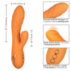 Rechargeable Newport Beach Babe Vibrator|Side View|"Premium vibrating stimulator - side view"