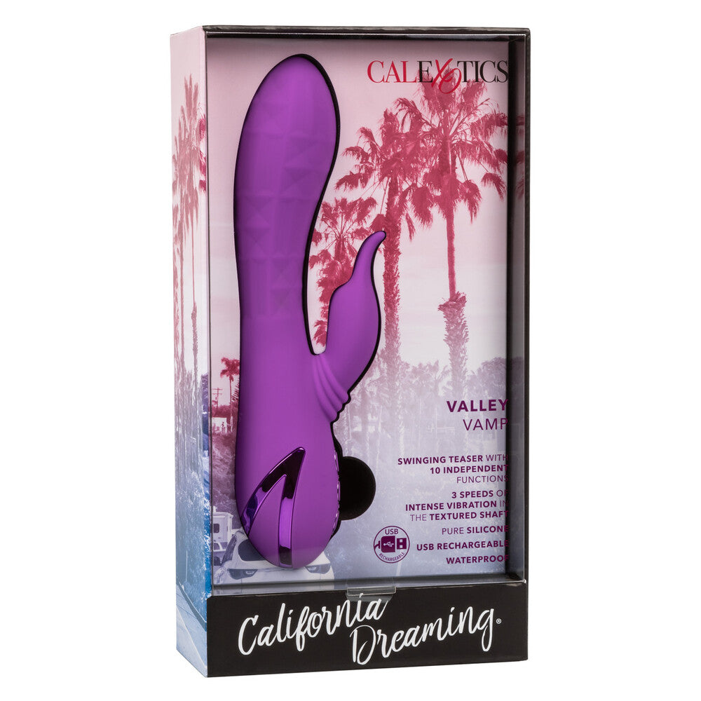 Rechargeable Valley Vamp Clit Vibrator|Kit View|"Complete stimulation system - kit view"