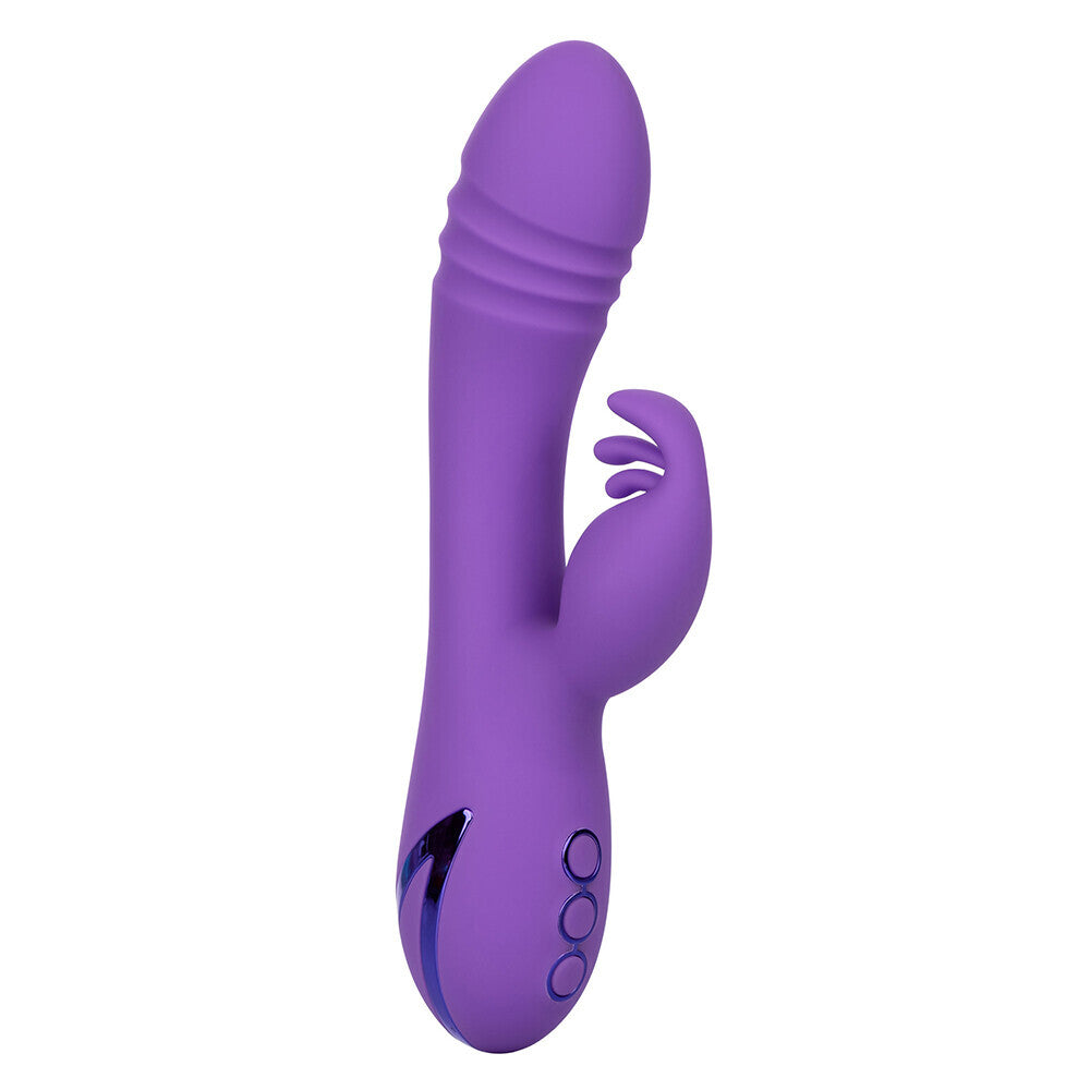 West Coast Wave Rider Vibrator and Clit Stim|Front View|"Dual action wave vibrator - front view"