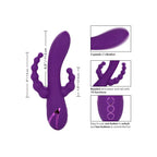 California Dreaming Long Beach Bootylicious Vibrator|Side View|"Premium vibrating stimulator - side view"