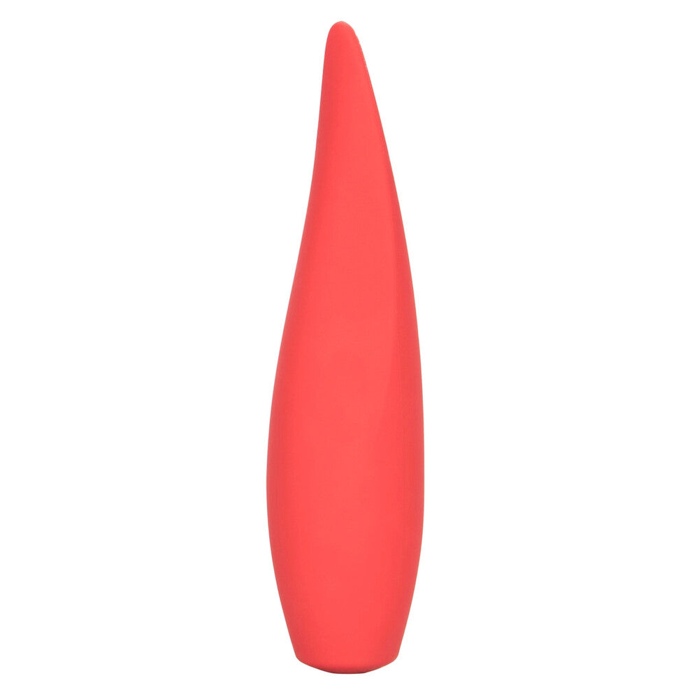 Red Hot Ember Rechargeable Vibrator|Front View|"Red ember vibrator - front view"