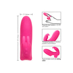Marvelous Pleaser Rabbit Finger Vibrator | Angle | "ergonomic handle grip - angle view"