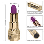 Naughty-Bits-Bad-Bitch-Rechargeable-Lipstick-Vibrator|Side View|"compact pleasure design-side view"