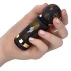 Naughty Bits Lit Clit Teenie Weenie Wand|Side|"compact rechargeable wand massager - side view"