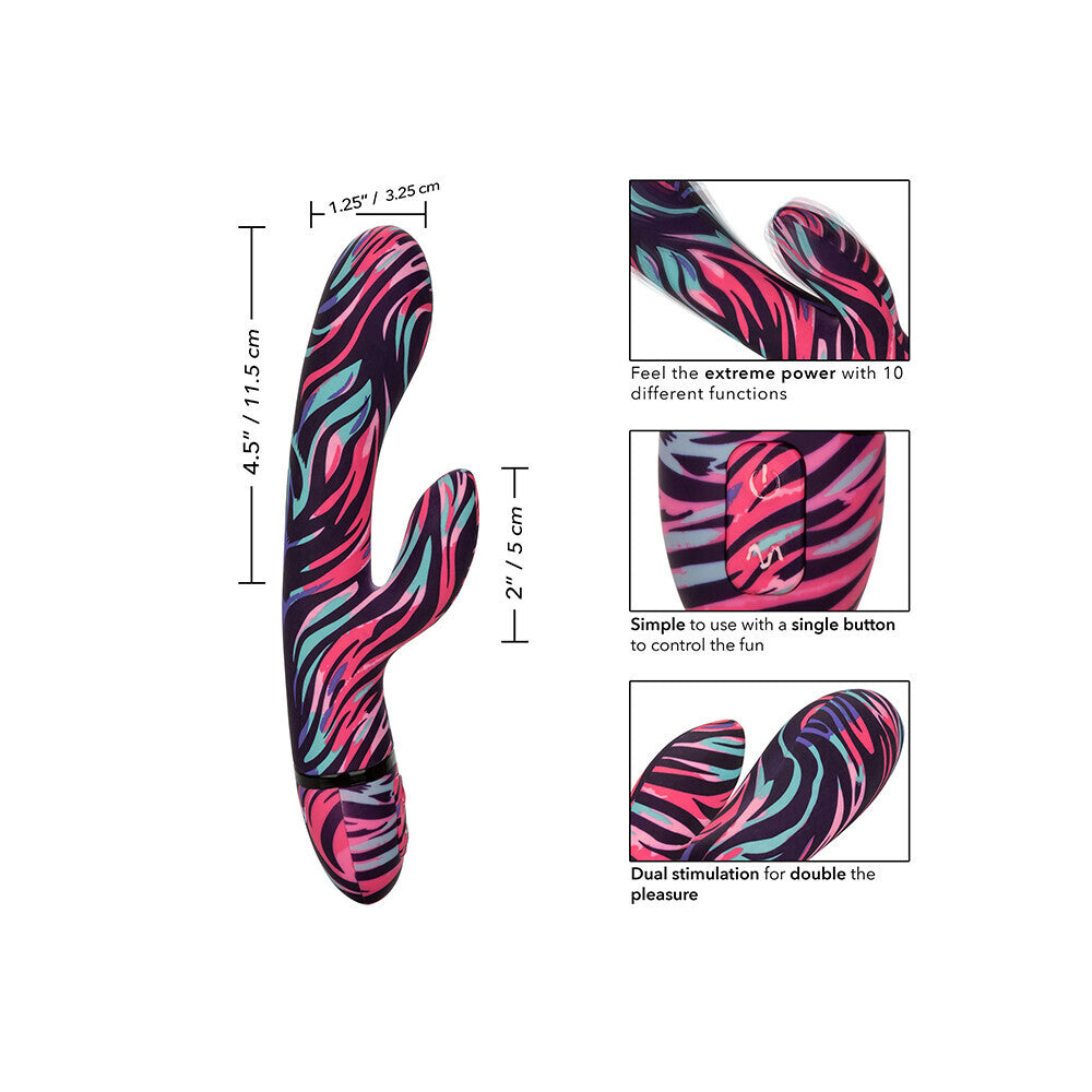 Naughty Bits Menage a Moi Dual Wand Vibrator|Kit View|"Complete pleasure system - kit view"