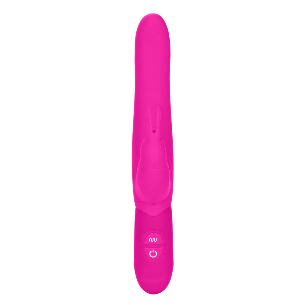 Posh-Bounding-Bunny-Pink-Vibrator|Side View|"bounding design-side view"