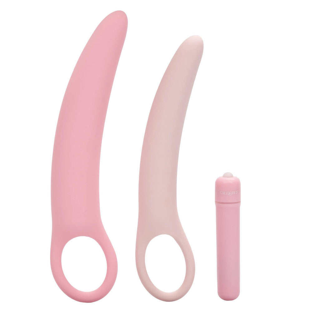 Inspire-Silicone-Vibrating-Dilator-Kit-3-Piece-Set|Front View|"vibrating dilator set-front view"