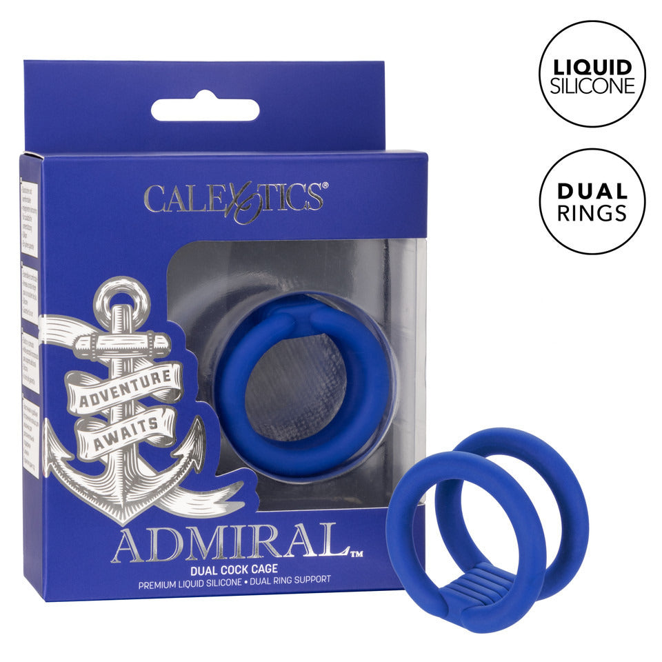 Admiral Dual Cock Cage|Detail View|"surface detail - detail view"