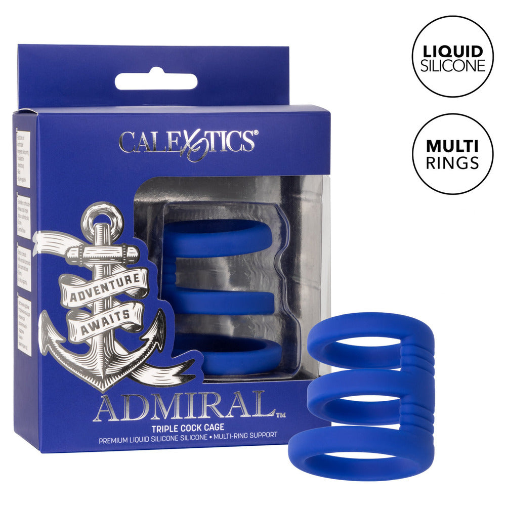 Admiral Triple Cock Cage|Detail View|"surface detail - detail view"