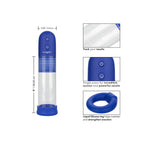 Admiral Rechargeable Pump Kit|Side View|"Rechargeable vacuum system with LCD display - side view"