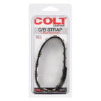 Colt Leather Cock and Ball Strap|Detail View|"surface detail - detail view"