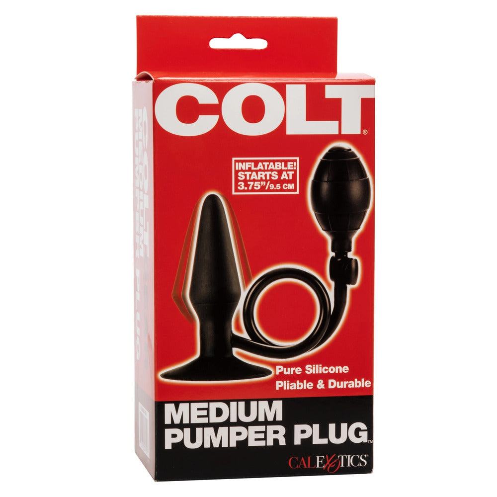 COLT-Medium-Pumper-Inflatable-Anal-Plug|Detail View|"precision control mechanism-detail view"