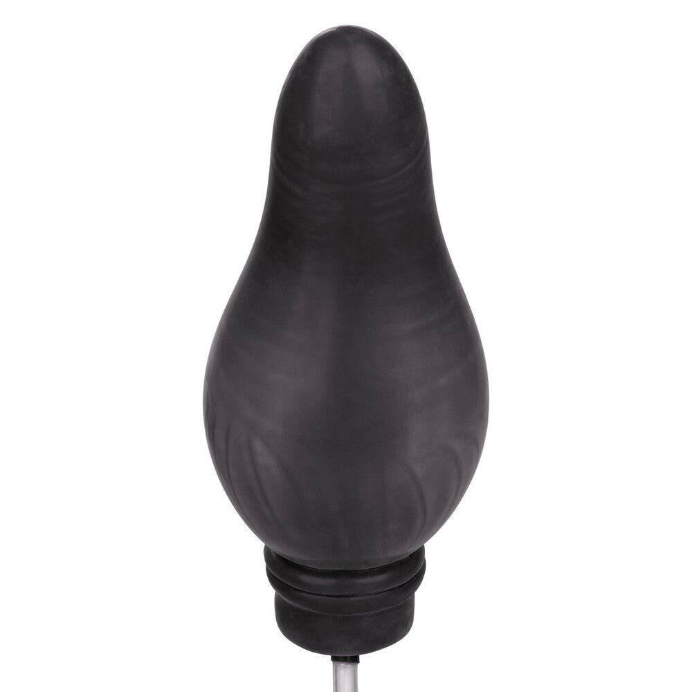COLT-Hefty-Probe-Inflatable-Dildo-Black|Side View|"premium expansion design-side view"