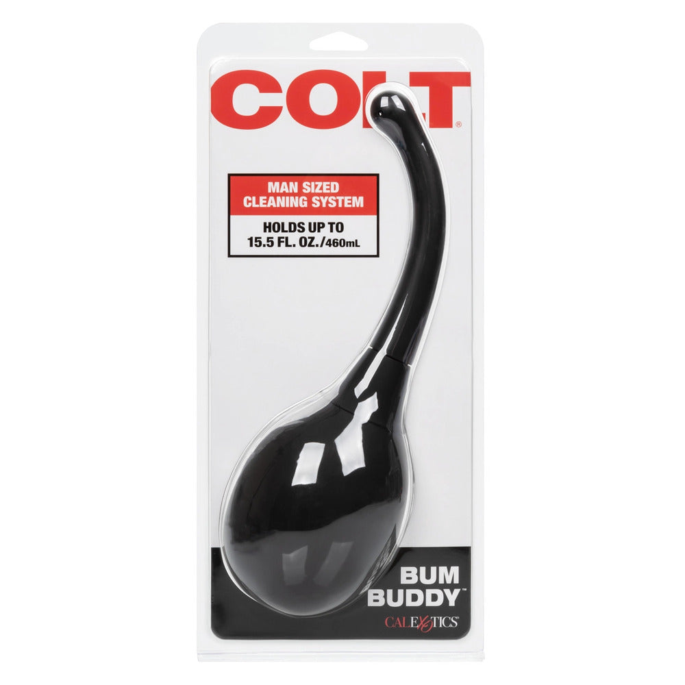 Colt Bum Buddy Douche Black|Detail View|"usage features-detail view adult toys direct"|
