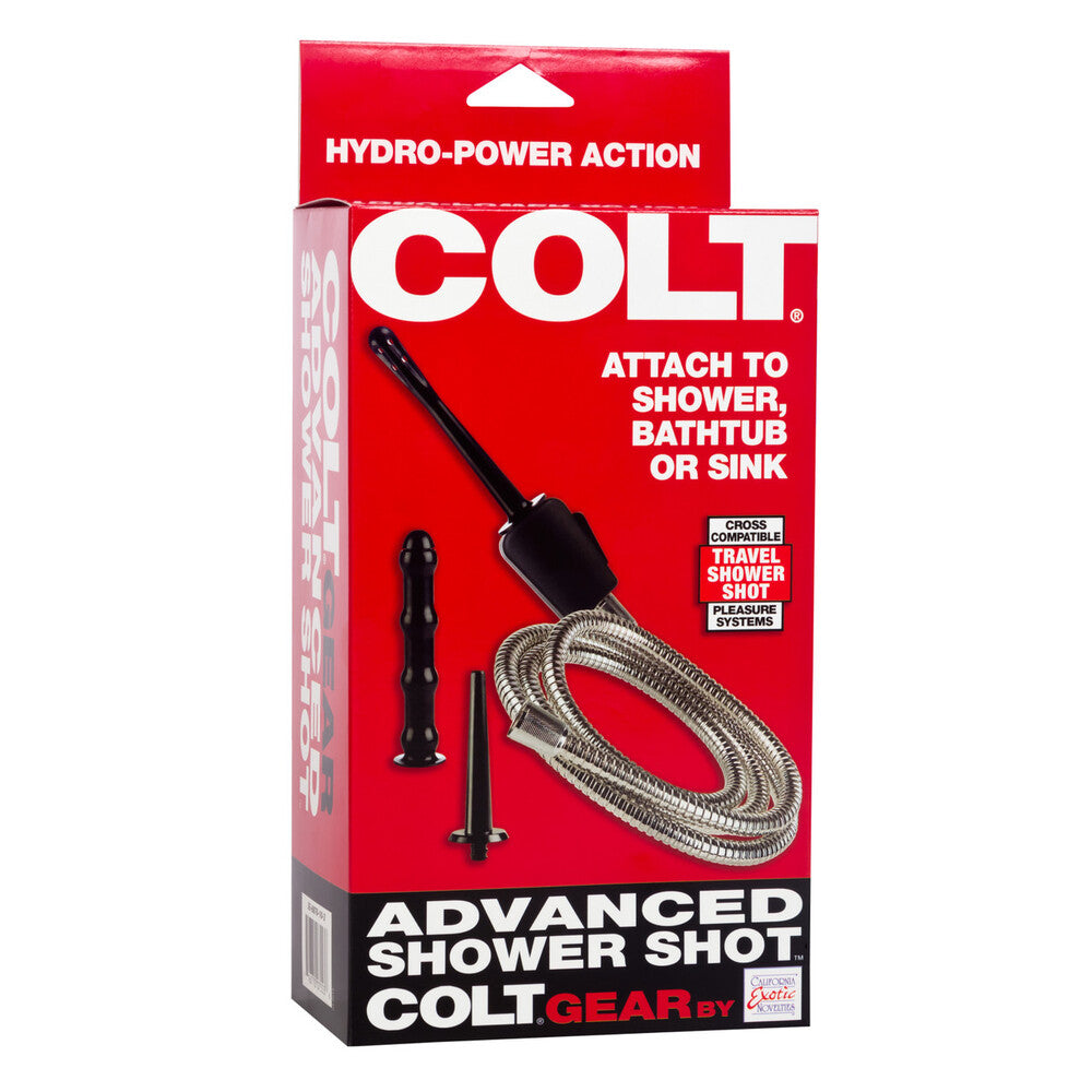 Colt Advanced Shower Shot Enema Kit|Detail View|"usage features-detail view adult toys direct"|