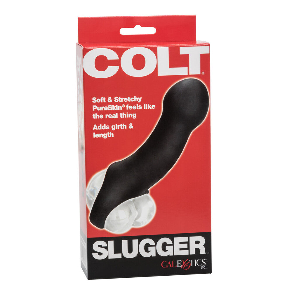 COLT Slugger Black Penis Extender|Detail View|"surface detail - detail view"
