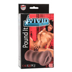 Vivid Raw Pound It Vagina Masturbator|Detail View|"surface detail - detail view"