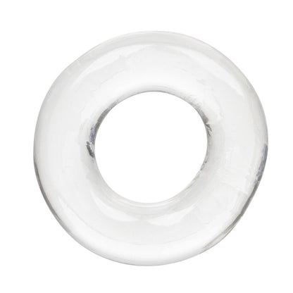 Foil Pack Cock Ring Clear|Front View|"pack design - front view"