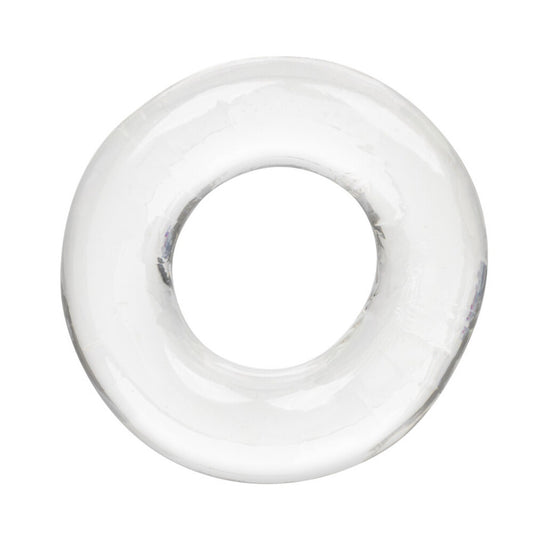 Foil Pack Cock Ring Clear|Front View|"pack design - front view"