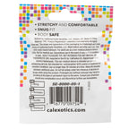 Foil Pack Cock Ring Clear|Back View|"quality build - back view"