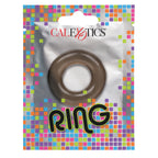 Foil Pack XL Cock Ring Black|Side View|"black detail - side view"