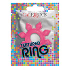 Foil Pack Assorted Textured Cock Ring 1 Supplied|Side View|"assorted detail - side view"
