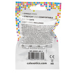 Foil Pack Vibrating Cock Ring Blue|Back View|"quality build - back view"