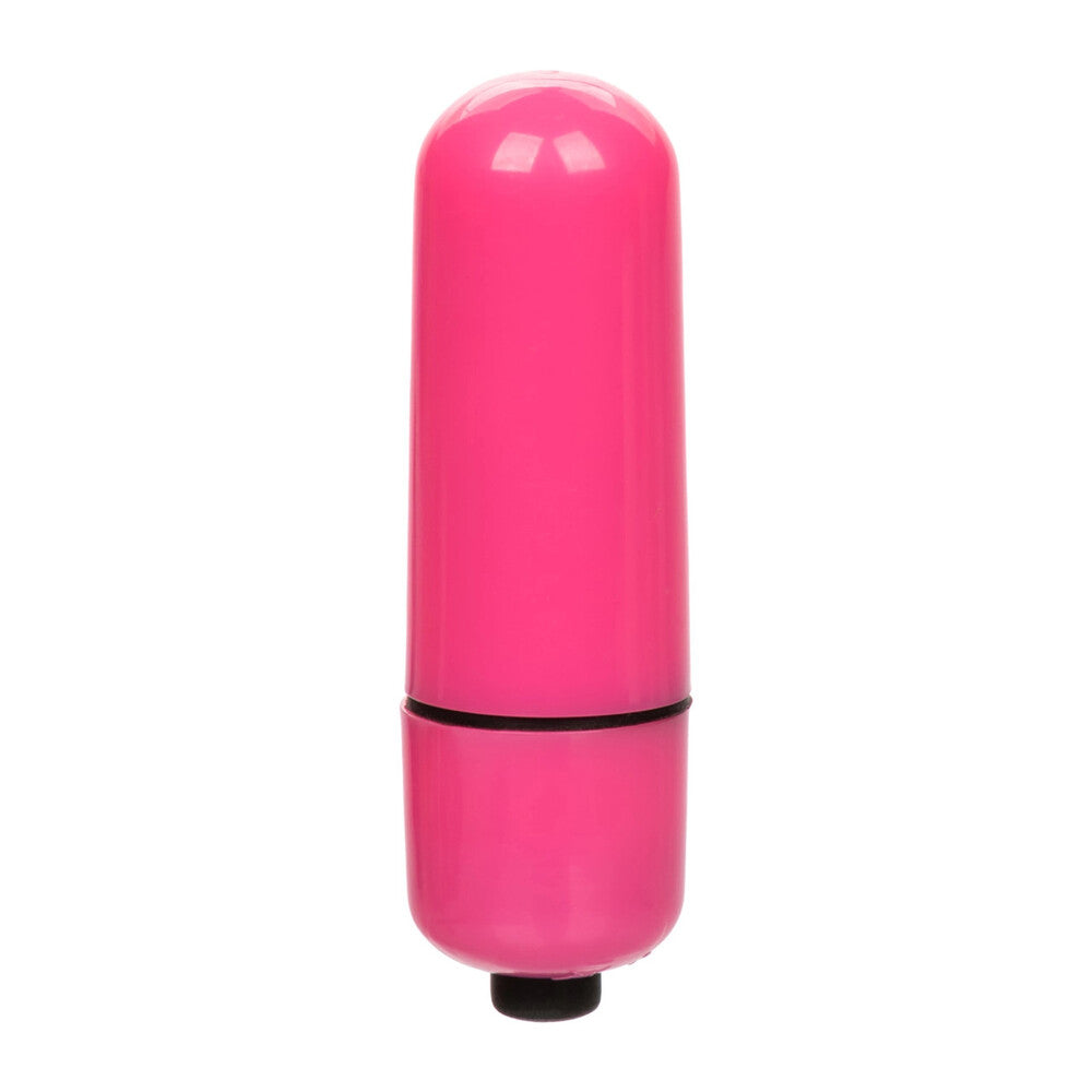 Foil-Pack-3Speed-Bullet-Vibrator-Pink|Front View|"3-speed bullet vibrator pink compact-front view"