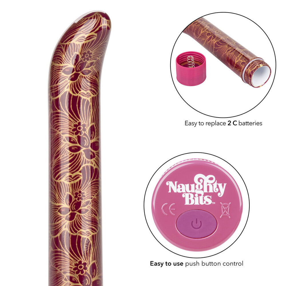 Naughty-Bits-Oh-My-GSpot-Vibrator|Detail View|"control features-detail view"