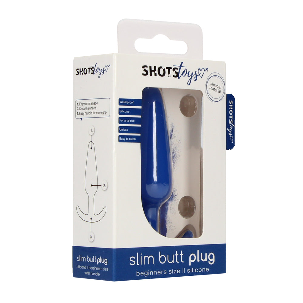 Beginners Size Slim Butt Plug Blue|Set View|"complete slim set-set view"|