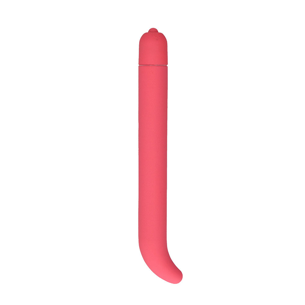 Slim-Gspot-Vibrator-Pink|Front View|"slim pink vibrator-front view"