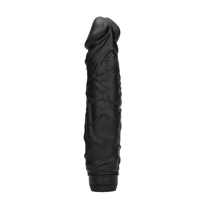 Realistic Vibrator Black|Front View|"realistic design - front view"