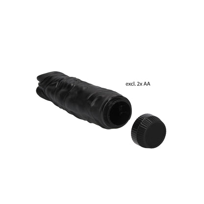 Realistic Vibrator Black|Back View|"quality build - back view"
