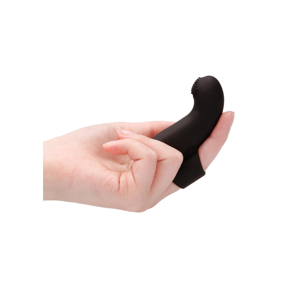 Simplicity Basile Finger Vibrator | Detail | "one-touch controls - detail view"