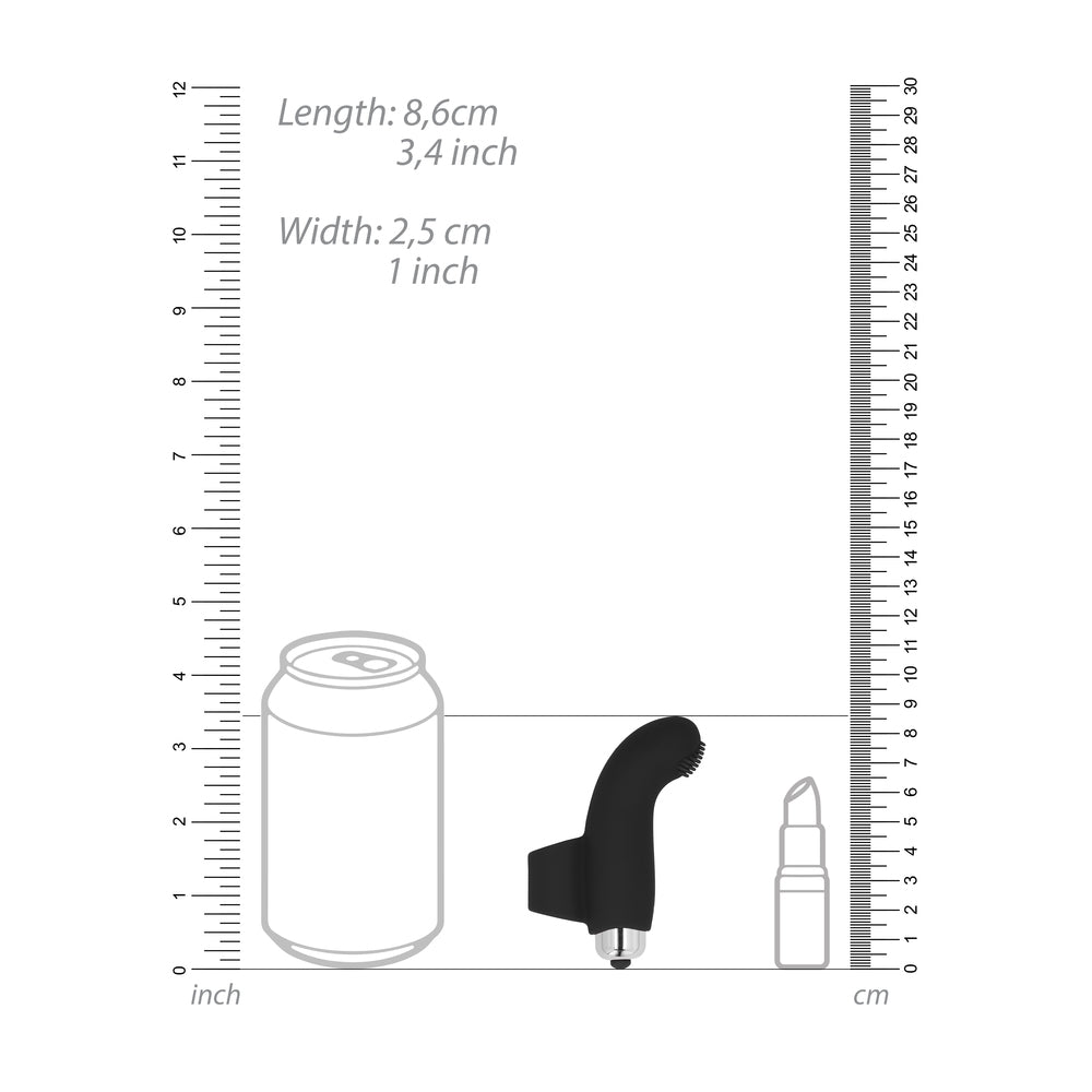 Simplicity Basile Finger Vibrator | Angle | "comfortable design - angle view"