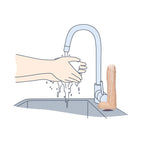 Dicky Soap With Balls Cum Covered Flesh Pink|Detail View|"novelty soap pink - detail view"