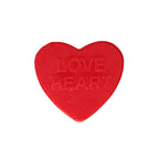 Love Heart Rose Scented Soap Bar|Front View|"rose soap bar - front view"