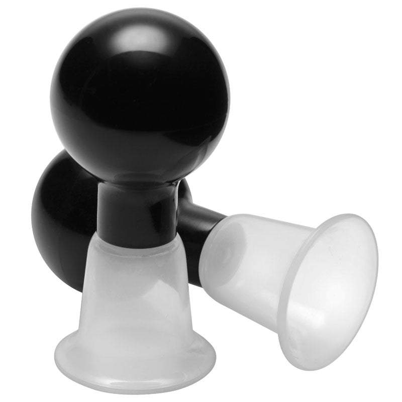 Size-Matters-See-Thru-Nipple-Booster-Pumps|Front View|"transparent enhancement pumps-front view"
