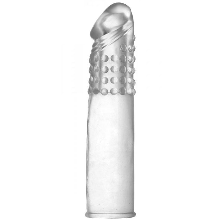Size Matters Clear Penis Sleeve|Front View|"sleeve design - front view"