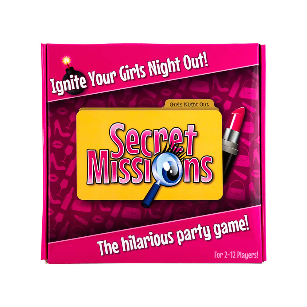 Secret Missions Girlie Nights Game|Detail View|"girls night game - detail view"