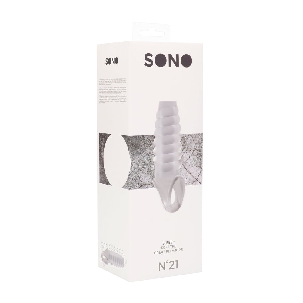 Sono No.21 Dong Sleeve Transparent|Detail View|"surface detail - detail view"