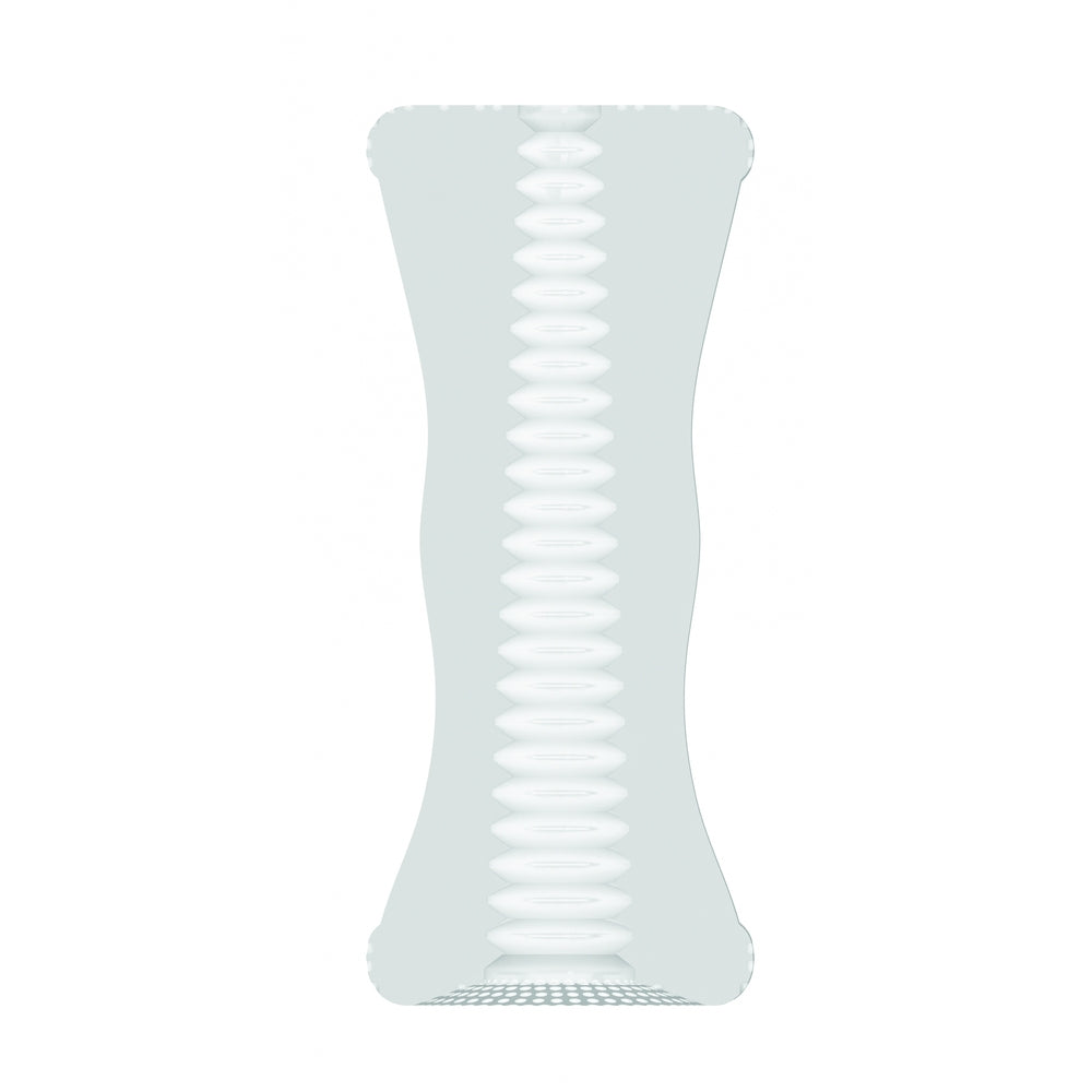 Sono No.23 Stroker Transparent Male Masturbator|Side View|"stroker detail - side view"