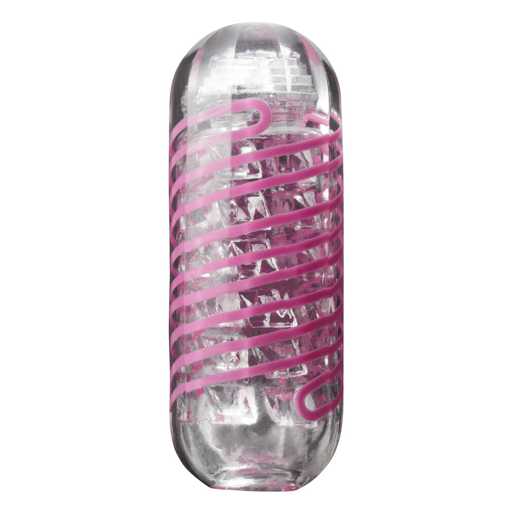 Tenga 06 Brick Spinner Masturbator|Front View|"brick design - front view"