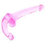 Double Fun Pink Strapless Strap On Dildo|Detail View|"surface detail - detail view"